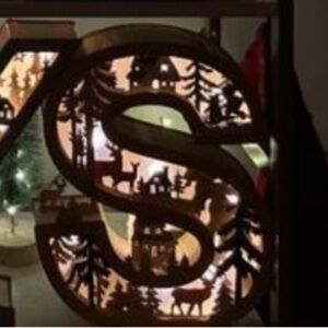 S Wonderland light up Letters